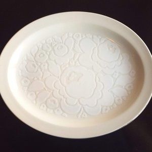 Vintage Stonehenge "Winter" Oval Serving Platter